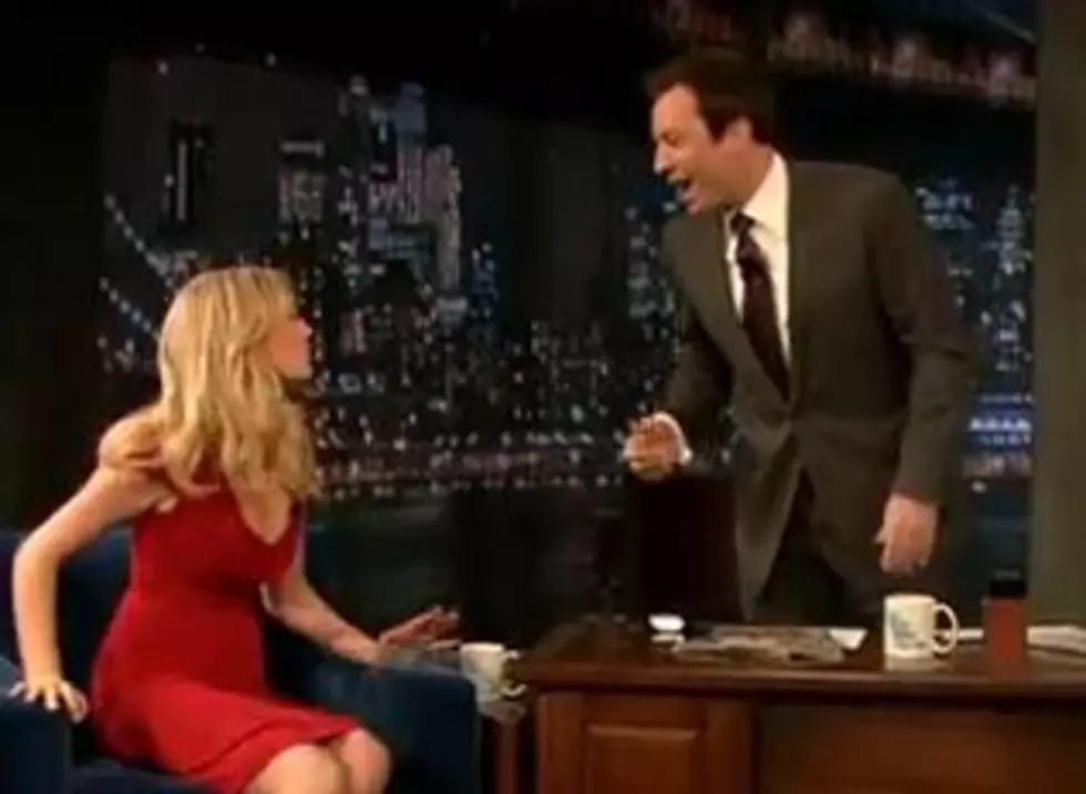 Jimmy Fallon Gets Flustered Interviewing Kate Upton [VIDEO]