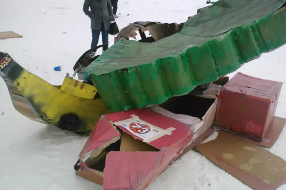 How to Properly Dispose of Your Cardboard Sled &#8212; Explosives [VIDEO]