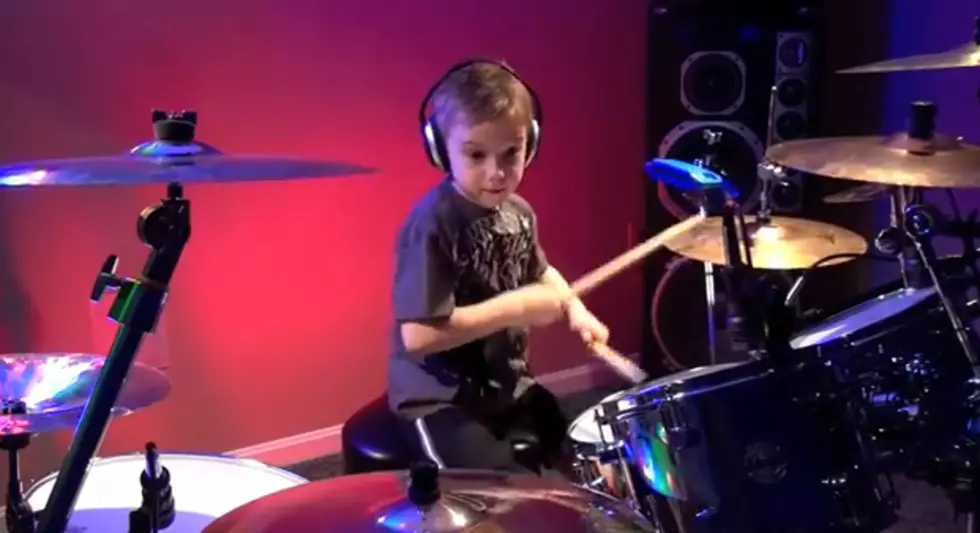 6 Year-Old Plays Van Halen&#8217;s &#8216;Hot For Teacher&#8217; on Drums and Kills it [VIDEO]