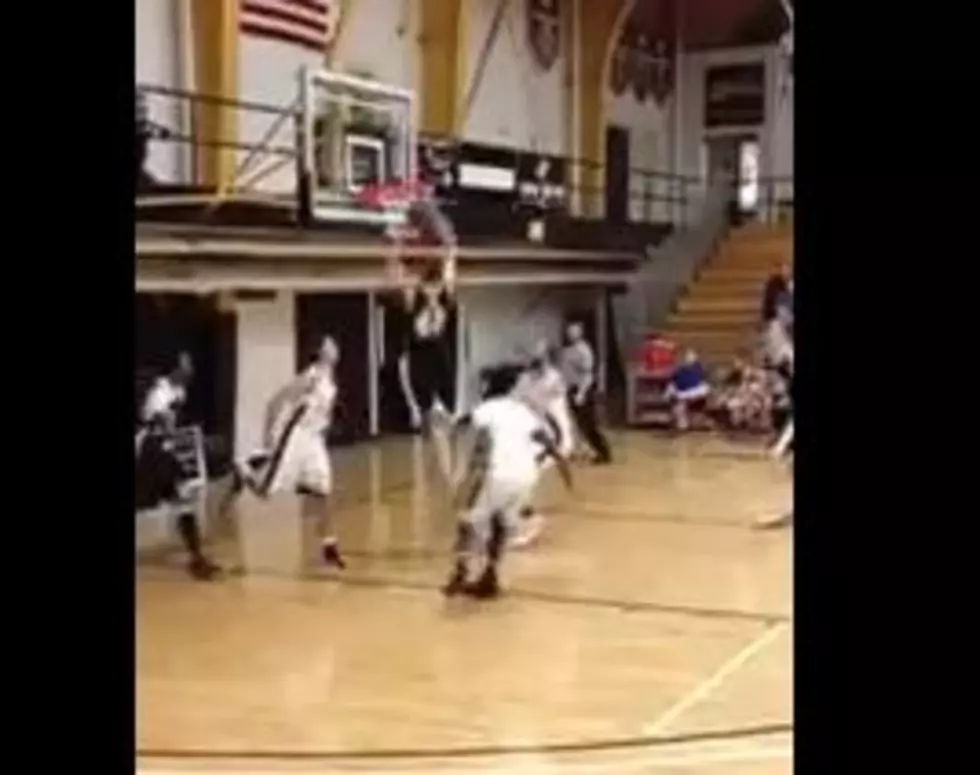 High School Athlete Smashes Backboard With Slam Dunk [VIDEO]
