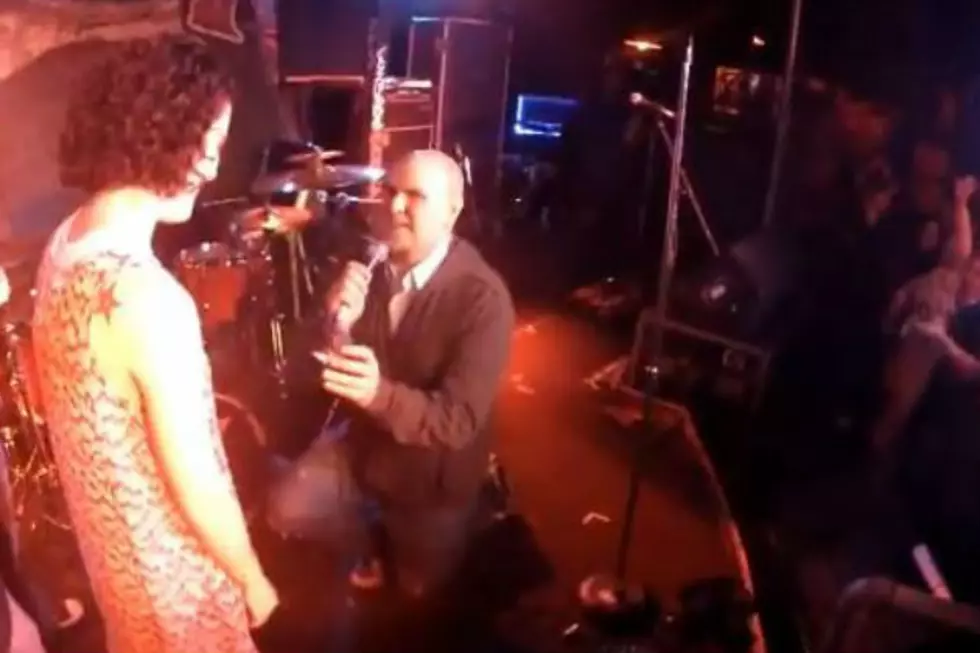 Listener Steve Pops The Question On Stage At The Machine Shop