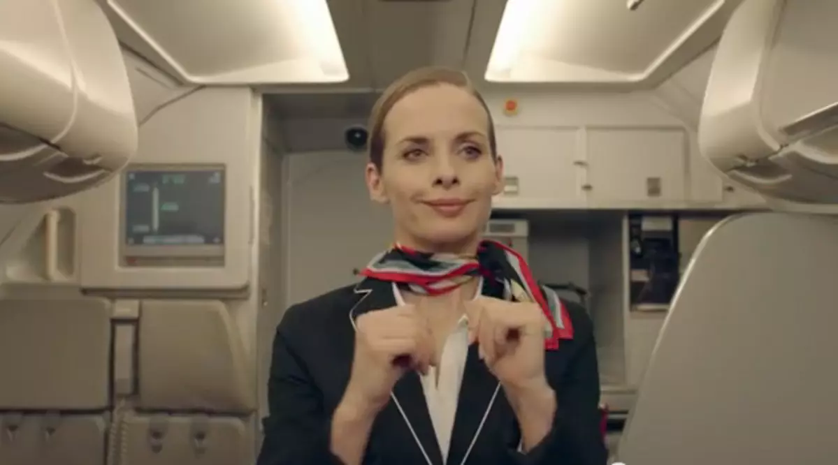 Ad Features Stewardess Who Tells Passengers Theyre All Going To Die