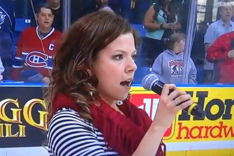 Canadian Singer Butchers The Star Spangled Banner At Hockey Game