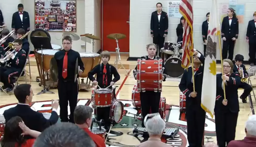 Kid Has Epic Cymbal Fail During National Anthem [VIDEO]