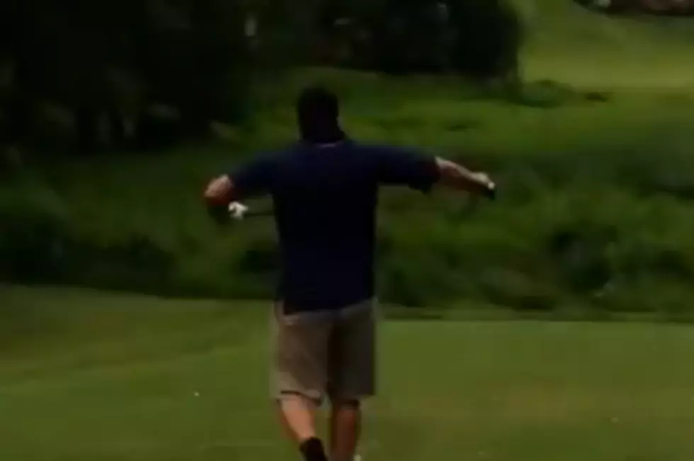 Man Recording an Angry Golfer Gets a Surprise [VIDEO]