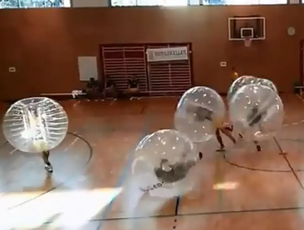 Bubble Football is the Coolest Thing You Can Do Wrapped in Plastic [VIDEO]