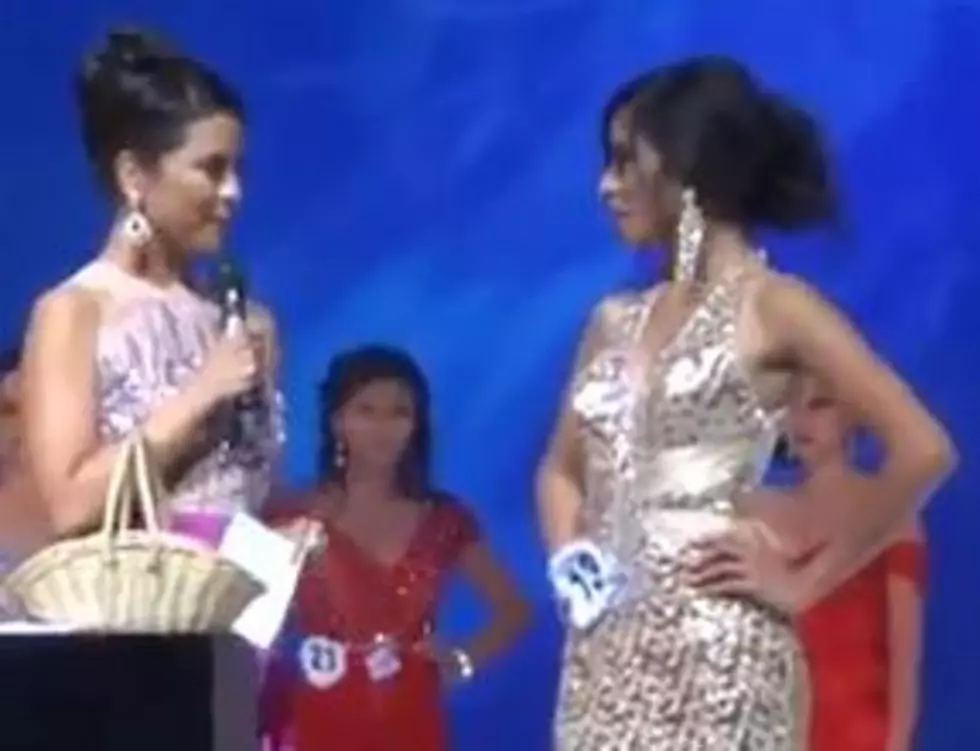 Beauty Pageant Question Throws Contestant For A Loop [VIDEO]