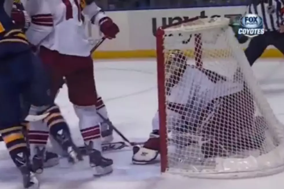 Goalie Catches Puck In Pants, Scores On Himself