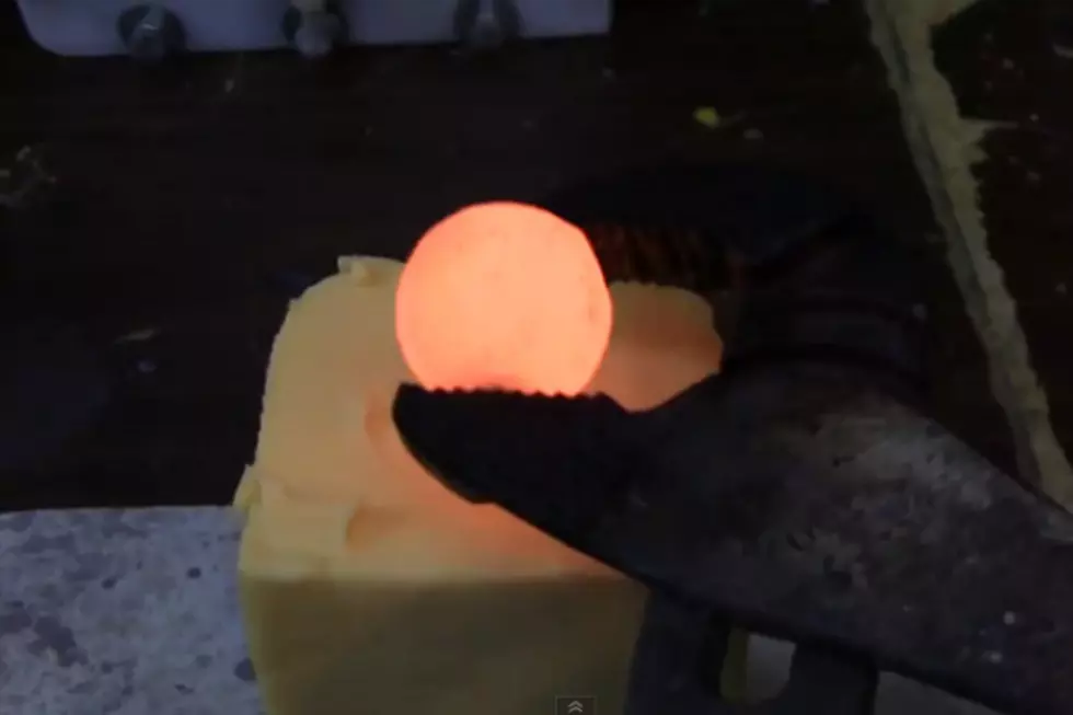 Red Hot Nickel Ball Faces Its Greatest Foe to Date [VIDEO]