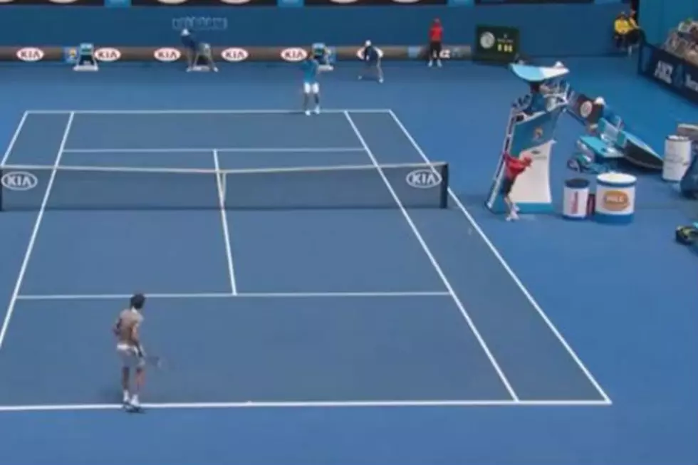 Ball Boy Takes Direct Hit To The Face During Tennis Match