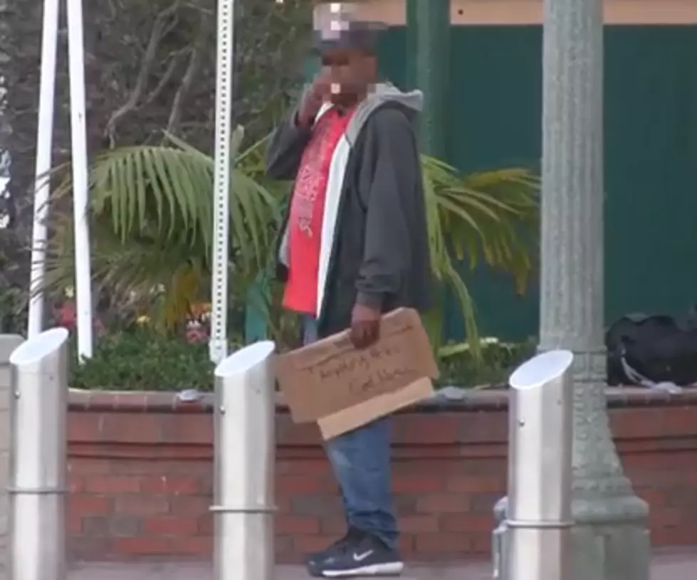 Man Pretending to be Homeless is Exposed [VIDEO]