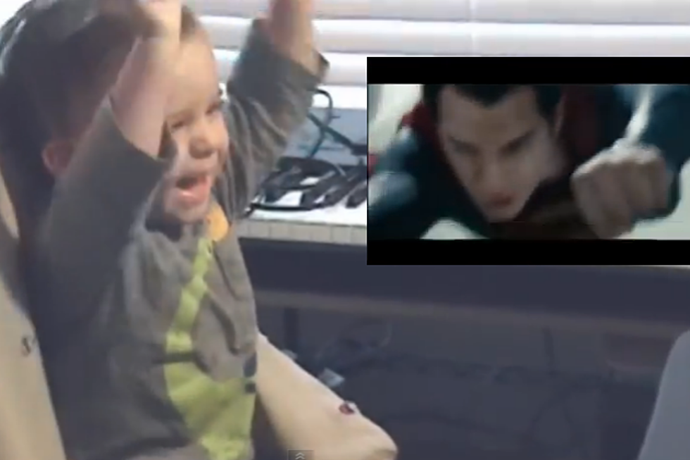 Toddler’s Adorable Reaction to Superman Flying in ‘Man of Steel’ Melts Our Hearts [VIDEO]