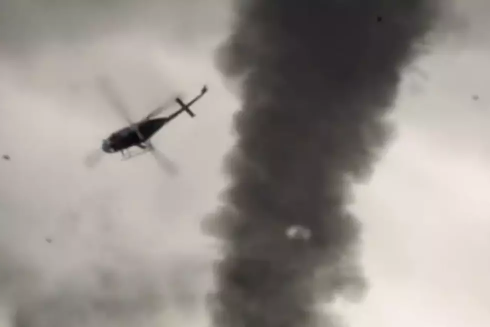 Real Or Fake: Helicopter Sucked Into Tornado, Pilot ‘Ejects’ [VIDEO]