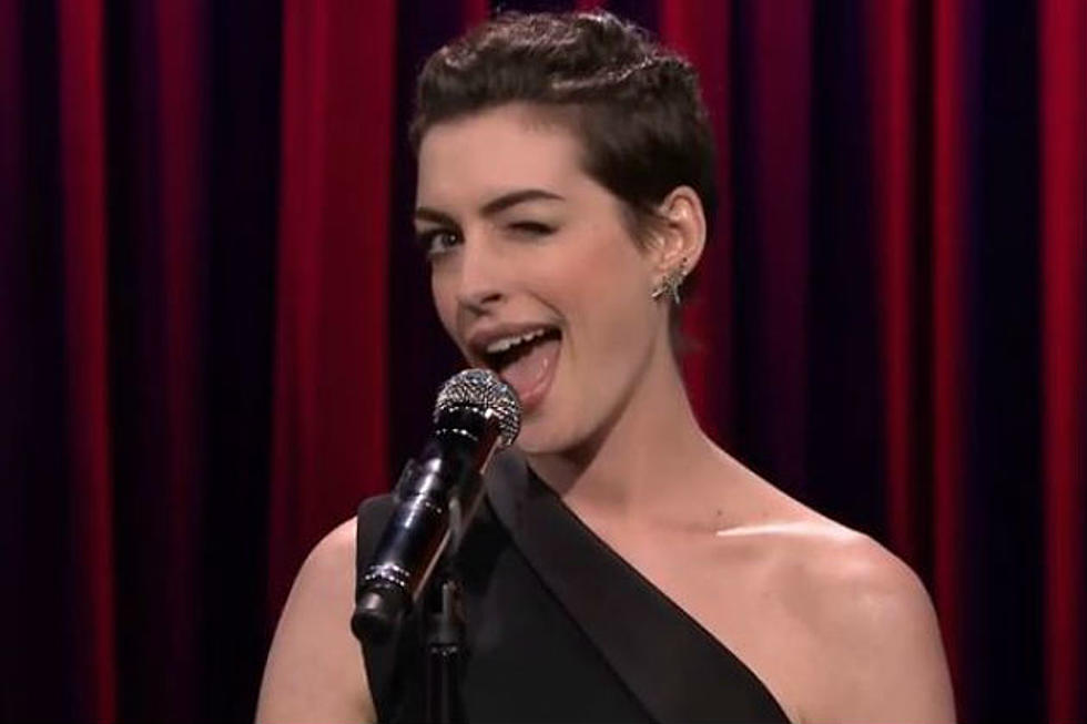Jimmy Fallon And Anne Hathaway Sing Rap Songs Broadway Style [VIDEO]
