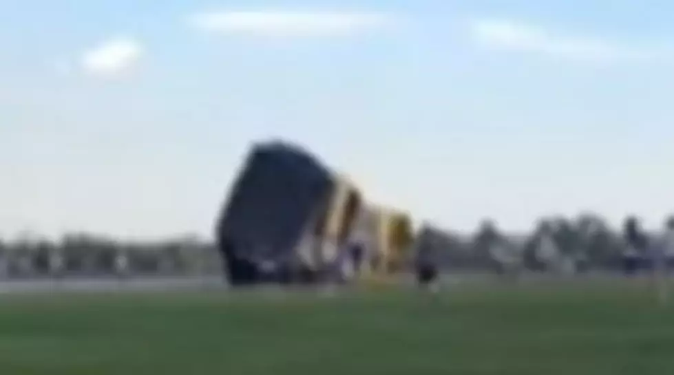 Bounce House Blows Away With 2 Kids Trapped Inside [VIDEO]