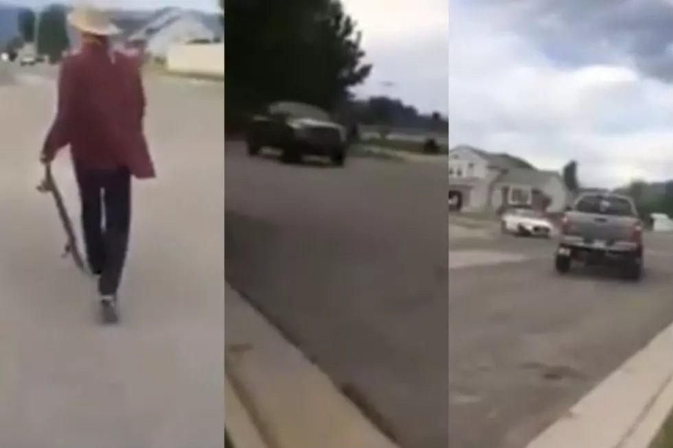 Utah Man Stops Police Chase With His Truck [VIDEO]