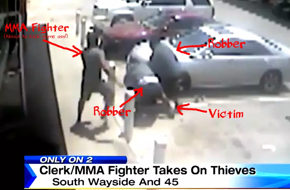 MMA Champ Kicks Asses (And Faces), Foils Gas Station Robbery [VIDEO]