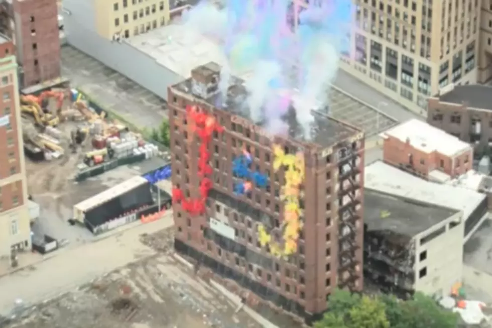Awesome And Colorful Building Explosion In New York [VIDEO]