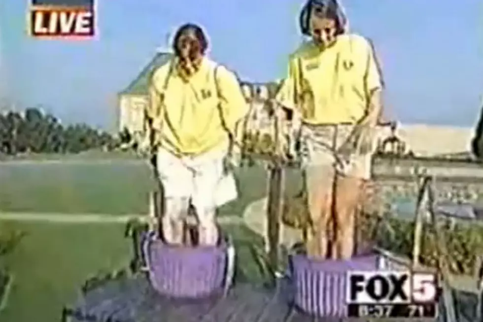 News Reporter Falls On Live TV While Stomping Grapes &#8211; Throwback Thursday