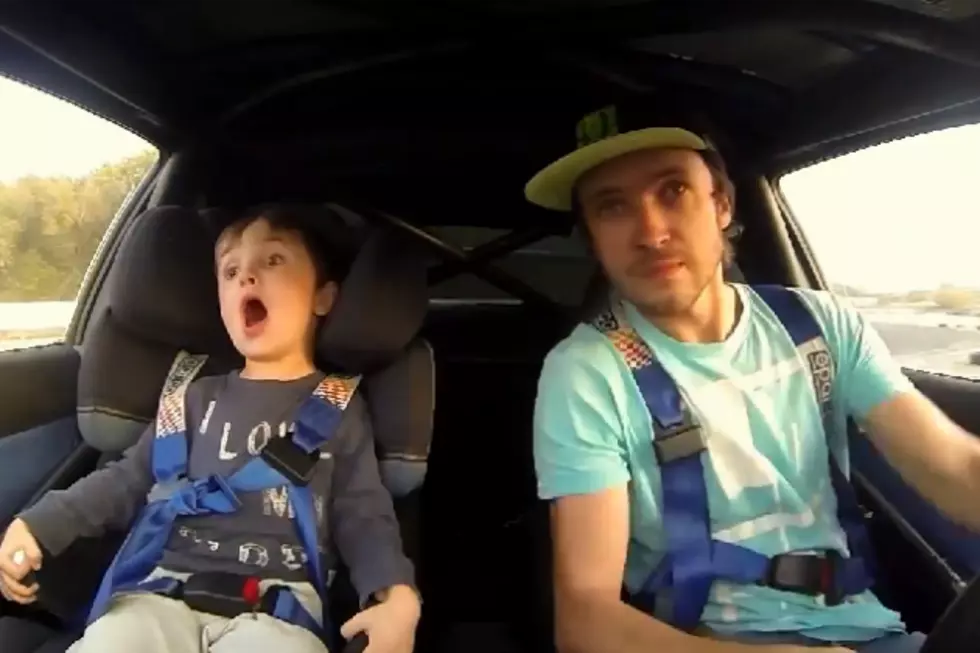 Dad Take Four-Year-Old Drifting On Race Track [VIDEO]