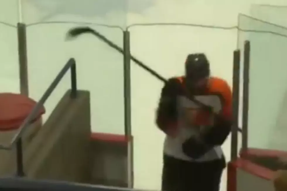 Angry Hockey Player Gets Instant Karma [VIDEO]