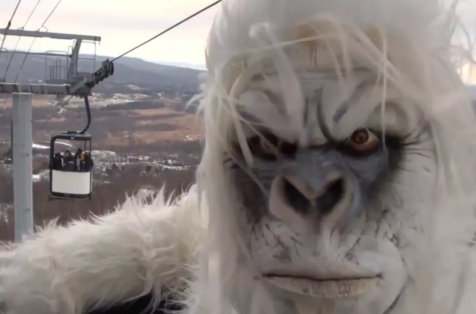 Yeti Scare Prank On Ski Hill [VIDEO]