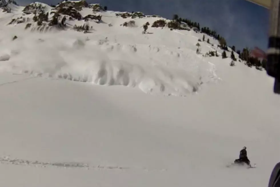 Snowmobile Buried In Avalanche, Rescued By Friends [VIDEO]