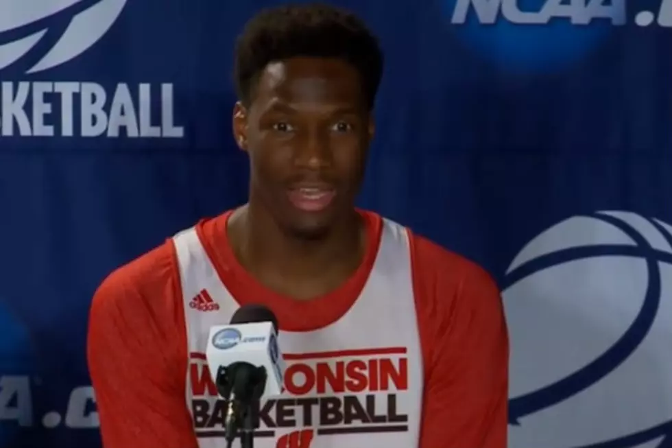 Wisconsin Basketball Player&#8217;s Embarrassing Moment At Press Conference [VIDEO]