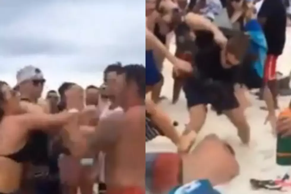 Punk Spring Breaker Punches Girl, Gets Beat Down [VIDEO]