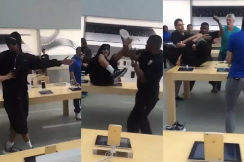 Angry Security Guard Fights Customer In Apple Store [VIDEO]