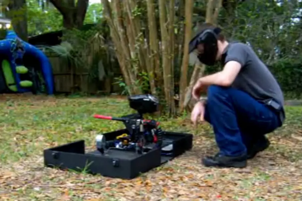Real-Life Sentry Paintball Gun, Aims And Shoots By Itself [VIDEO]