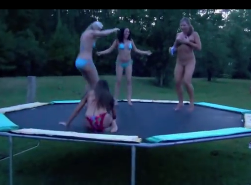 Drunk Girls In Bikinis On A Trampoline, You Are Welcome [VIDEO]