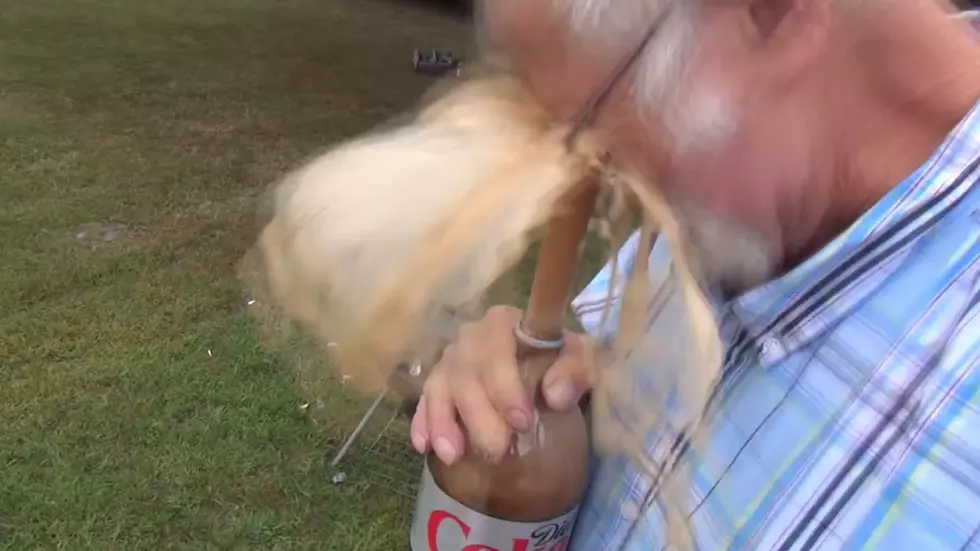 Angry Grandpa Does the Mentos in Diet Coke Challenge [VIDEO]