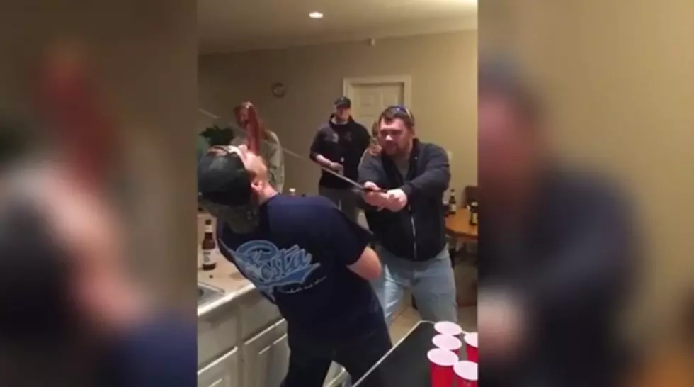 Sword Party Trick Fail, Man Slices Friends Nose [Graphic Video]