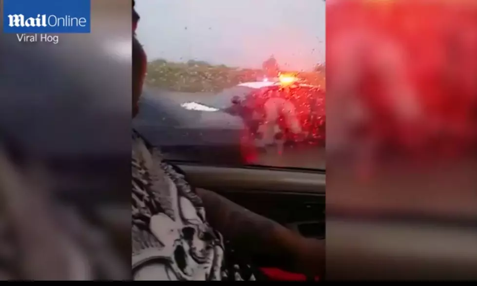 Officer Stuck In Patrol Car Window, People Laugh Instead Of Help [VIDEO]