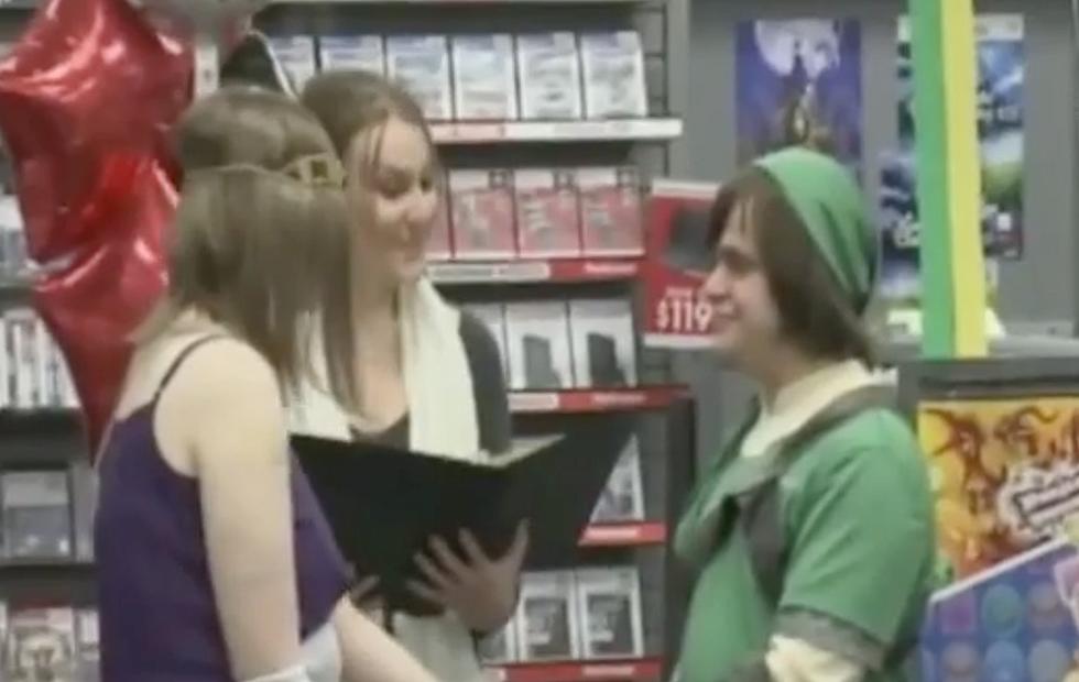 This Couple Had a Legend of Zelda Themed Wedding in a GameStop Store [VIDEO]
