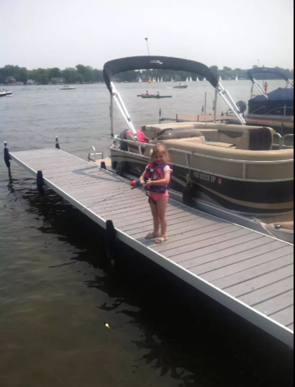 Maggie Is Loving Life On Board Her Bennington Pontoon From White’s Landing and So Can You! [VIDEO]
