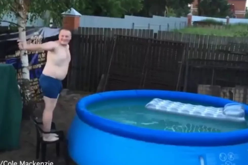 Getting Into A Pool – This Guy Is Doing It Wrong [VIDEO]