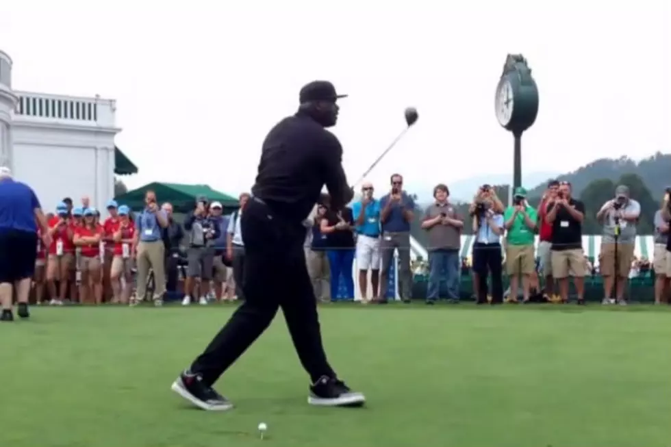 Shaq Completely Whiffs On The Tee During Pro-Am [VIDEO]