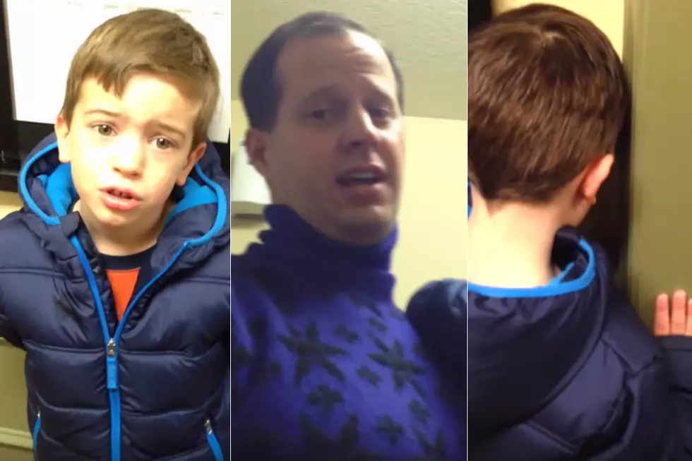 Dad&#8217;s Ugly Sweater Embarrasses Kid on First Day of School [VIDEO]