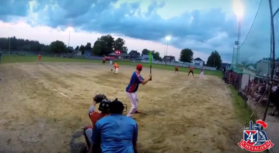 Guy Hits Swings Bat Backwards, Hits Home Run [VIDEO]
