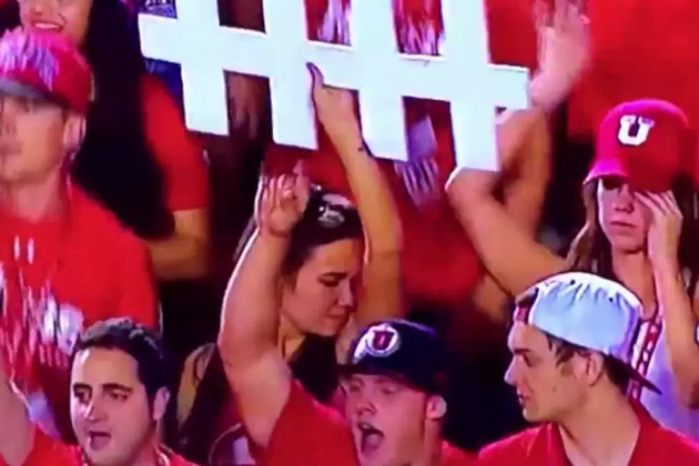 Utah Fan Caught Sniffing Her Armpit On Live TV [VIDEO]