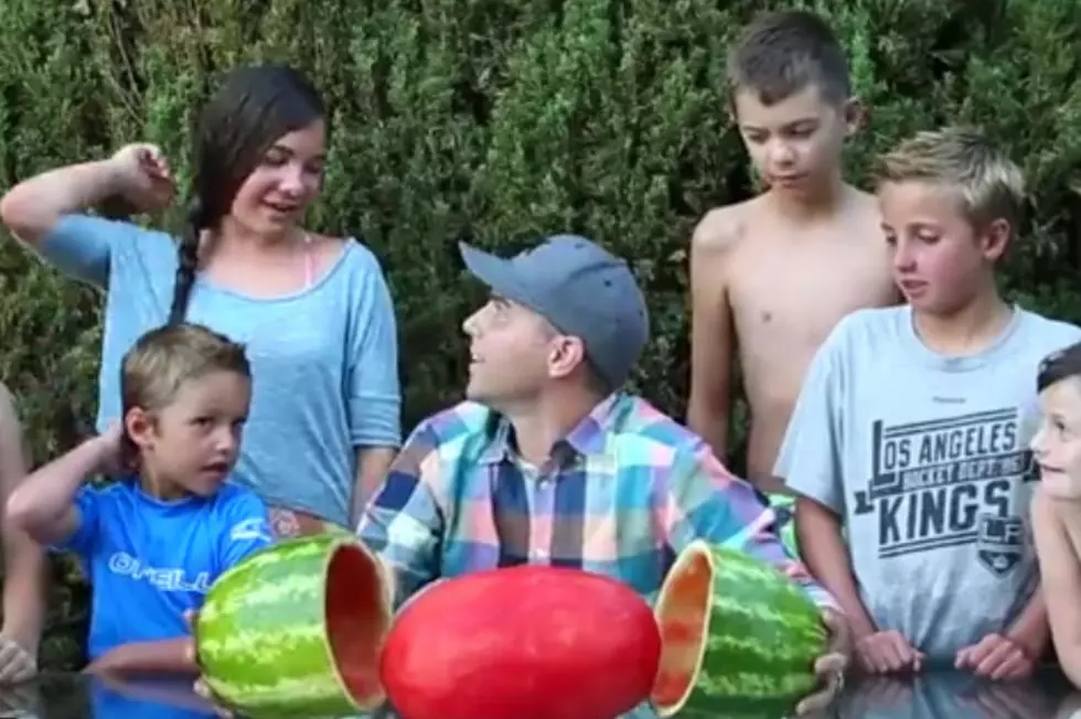 Skin A Watermelon Party Trick [VIDEO]