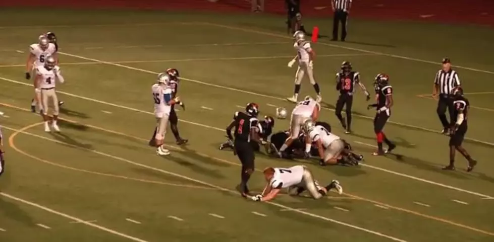 High School Football Player Hits Opponent In Head With Helmet [VIDEO]