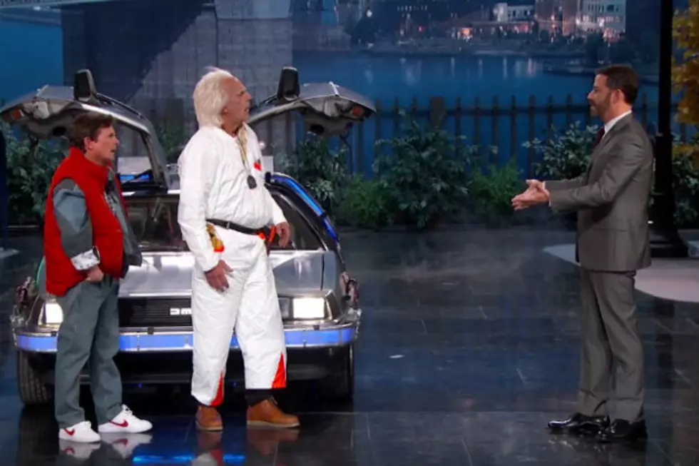 Doc and Marty Time Travel To Jimmy Kimmel&#8217;s Set [VIDEO]