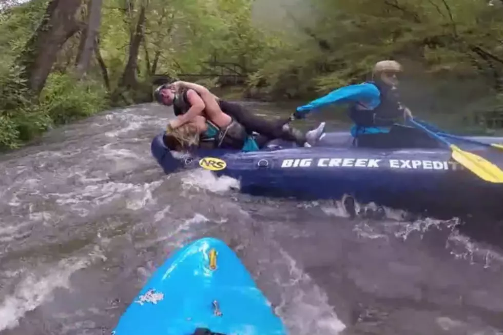Two Sisters Fight While White Water Rafting Down River [VIDEO]