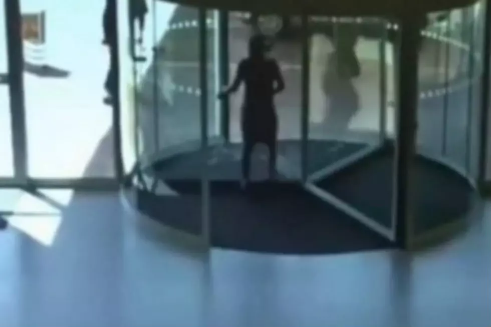 Suspected Shoplifter Taken Down By Glass Door [VIDEO]