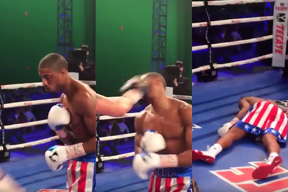 Actor Michael B Jordon Really Knocked Out During &#8216;Creed&#8217; Filming [VIDEO]