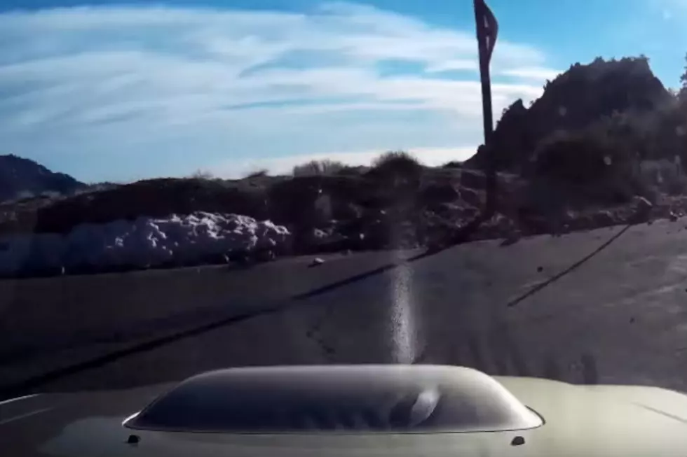 Car Crashes Off Cliff, Driver Has Hilarious Response [VIDEO]