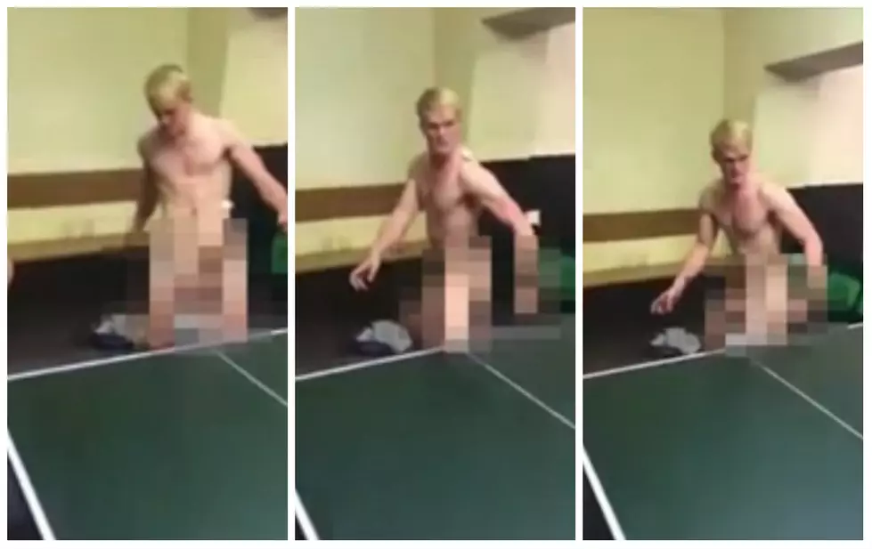 Ping Pong Penis, Guy Plays Table Tennis With His Wiener [VIDEO]